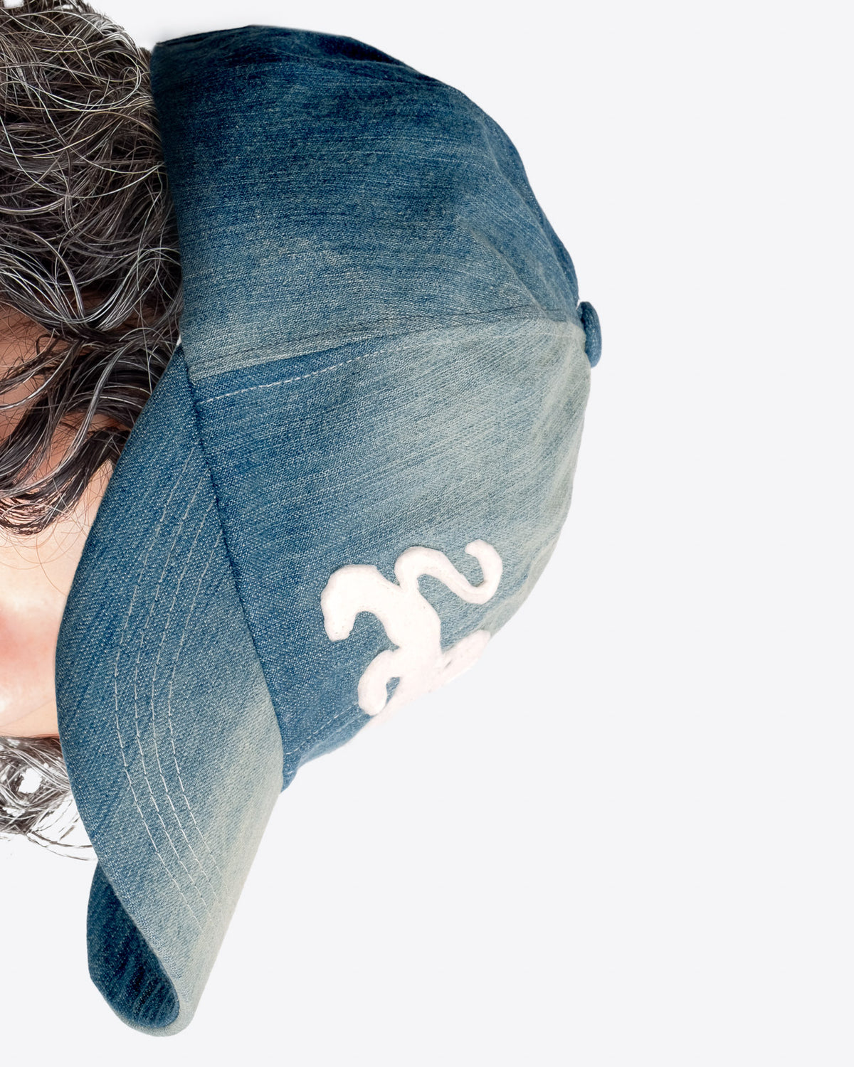 Lion Cap // Greenish Denim