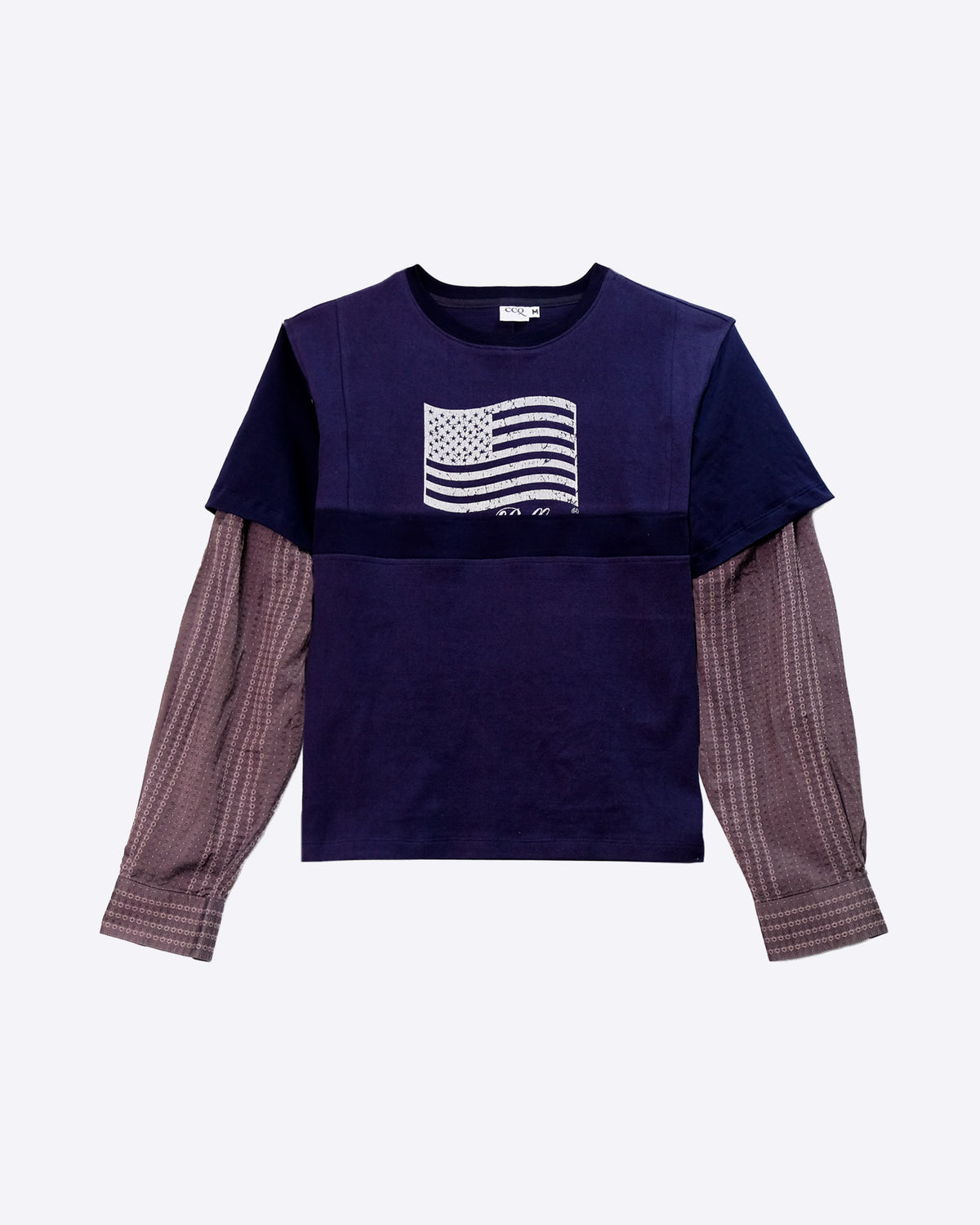 CARL // Navy & Mauve // M