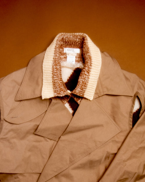 CCQ Brown Marl Upcycled Collar 